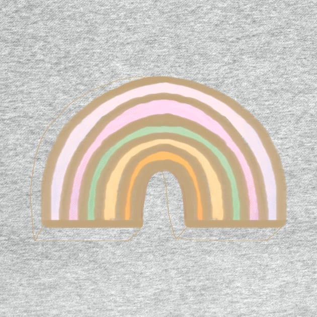 Rainbow No. 10 - delicate golden jewel by mariacaballer